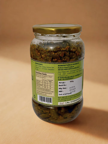 Kishori Green Chilly Pickle – 900g | Spicy Indian Pickle