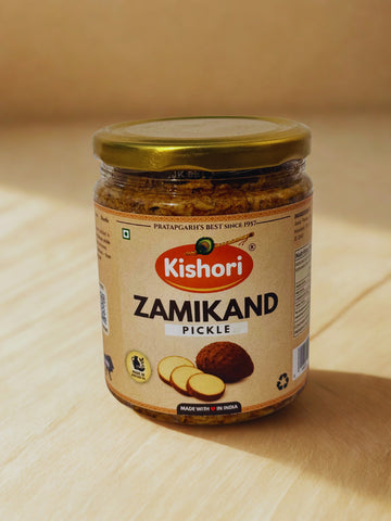 Kishori Zamikand Pickle – 450g | Traditional Indian Taste