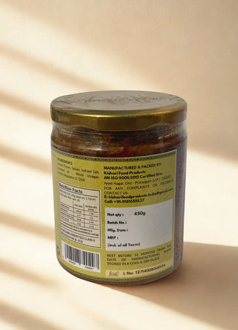 Lemon Pickle 450g | Kishori Food Products Online