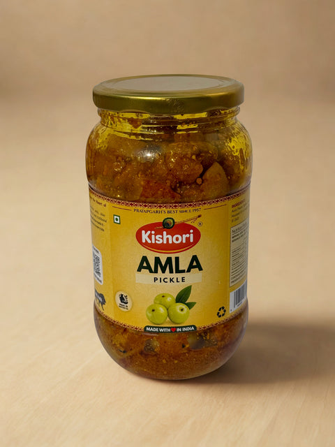 Amla Pickle 900g – Authentic Indian Gooseberry Pickle | Kishori Food Products
