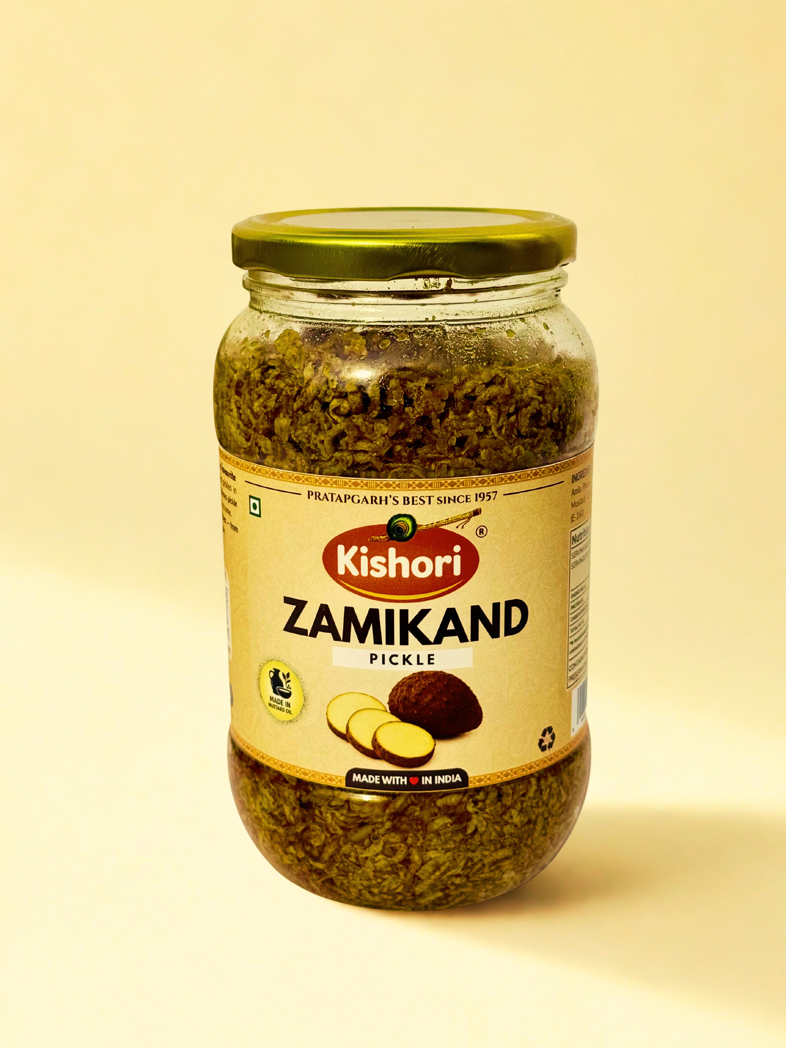 Kishori Zamikand Pickle – 900g | Authentic Indian Yam Pickle