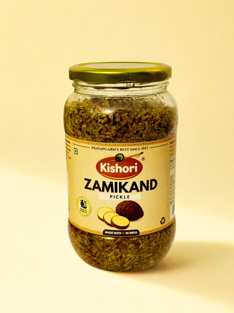 Kishori Zamikand Pickle – 900g | Authentic Indian Yam Pickle